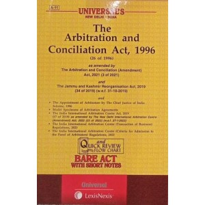 Universal's The Arbitration and Conciliation Act, 1996 (ADR) Bare Act 2023 | LexisNexis